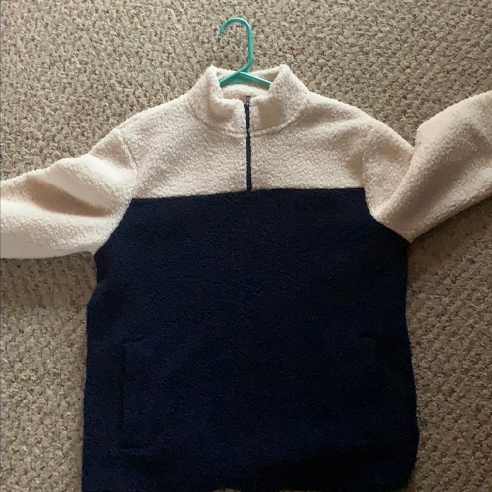 fuzzy sweater